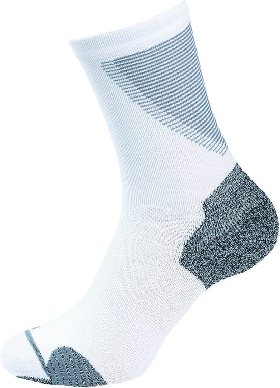 Odlo Socks Crew Ceramicool Unisex Sports Socks - White - Size 39-41