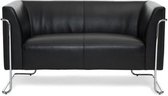 Bol.com CURACAO | 2-Zits - Lounge bank / sofa Zwart aanbieding
