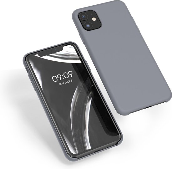 Vete web Transparant kwmobile telefoonhoesje voor Apple iPhone 11 - Hoesje met siliconen coating  -... | bol.com
