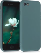 kwmobile telefoonhoesje geschikt voor Apple iPhone SE (2022) / iPhone SE (2020) / iPhone 8 / iPhone 7 - Hoesje voor smartphone - Precisie camera uitsnede - In blauwgroen
