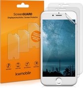 kwmobile 3x screenprotector compatibel met Apple iPhone 6 / 6S / 7 / 8 - Beschermfolie voor smartphone - Mat