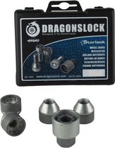 Dragonslock Slotmoerset - Opel Zafira Vanaf 2012 - Verzinkt - Wielslot / Velgslot - Zilver / Grijs