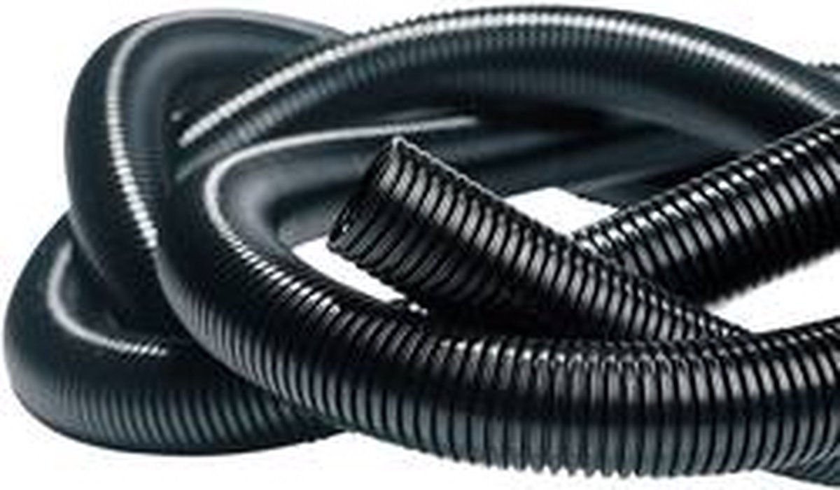 HellermannTyton 169-22140 IWS-14-N6-BK-L1 Beschermslang (ribbelslang) Zwart 14.20 mm 50 m