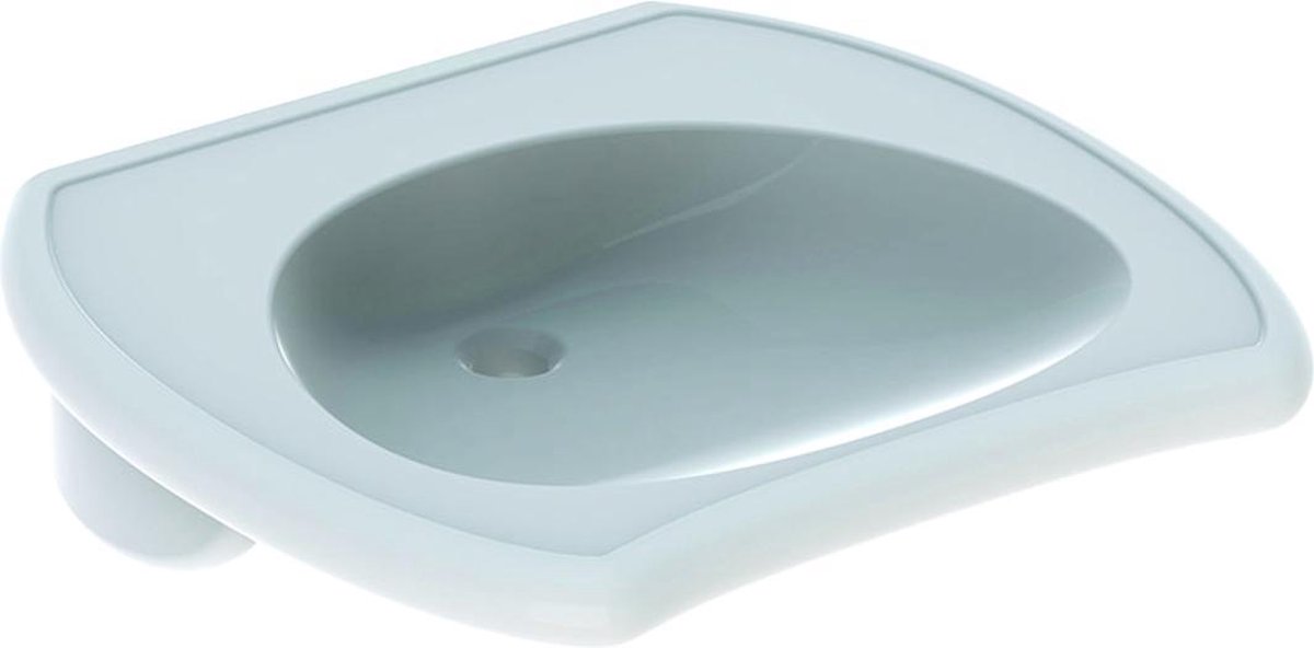 Geberit Vitalis - Medische wastafel zonder gat, 65x60 cm, wit 121565000