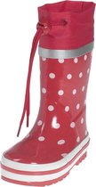 Playshoes Regenlaarzen Kinderen - Rood met Witte Stippen - Maat 26/27