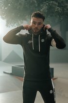 Malelions Sport Coach Trackpants - Army/White - M