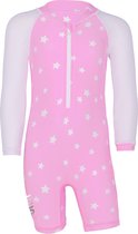 JUJA - UV Zwempak voor baby's - lange mouwen - Stars - Roze - maat 92-98cm