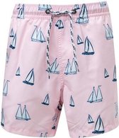 Snapper Rock Boardshort jongens - Sail Away - Roze - maat 152-158 - 152-158cm