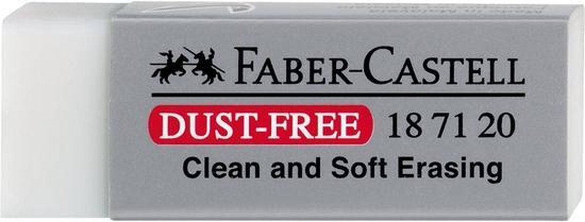 Faber-Castell gum - plastic - stofvrij - FC-187120 - Faber-Castell
