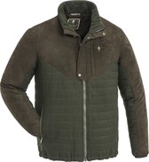 Edmonton Exclusive Jacket - Wol - Mosgroen / Suedebruin (5882)