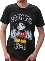Rockstarz T-shirt Mickey Mouse Original Zwart