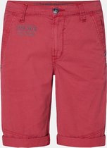 Camp David ® Chino Short met rugprint, Rood