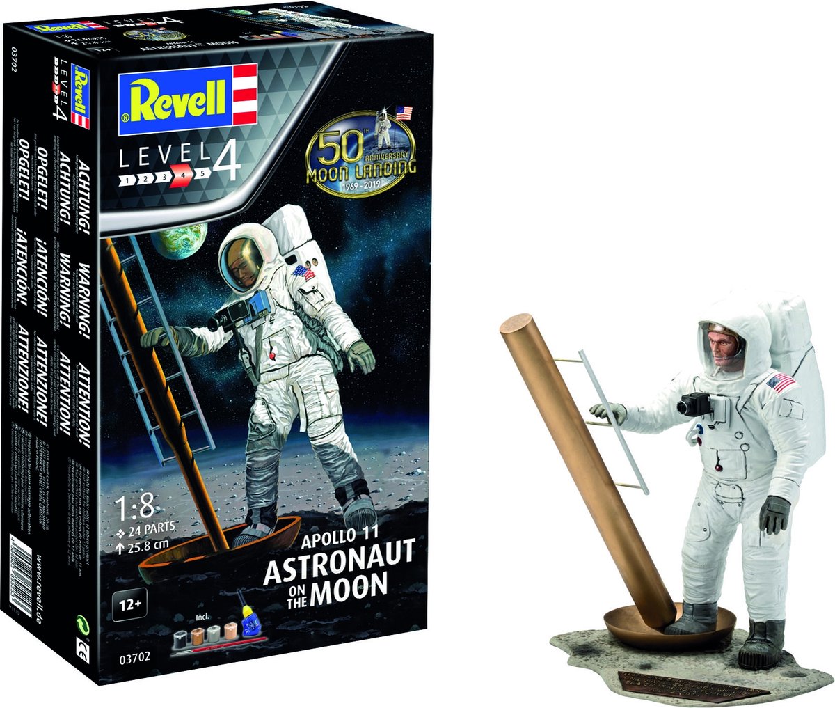 Revell Apollo 11 Astronaut op de Maan