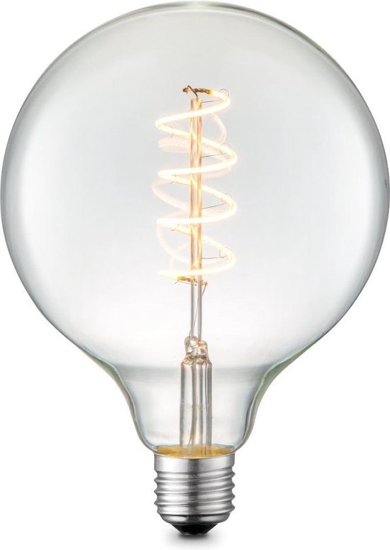 Home Sweet Home - Edison Vintage E27 LED filament lichtbron Globe - Helder  -... | bol.com