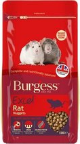 Burgess excel rat nuggets - 1,5 kg - 1 stuks