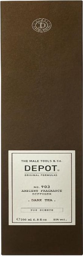 DEPOT The Male Tools & Co. No. 903 Ambient Fragrance Diffuser - Dark Tea diffuseur aromatique Flacon de parfum Marron