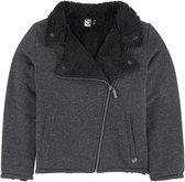 Grey Sparkle Kids Jacket . Jas Meisjes - Winterjas Meisjes - Baby Kleding
