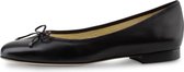 Nappa Zwart femmes en cuir Ballerines - Chaussures à enfiler Classique - Avec Bow Tie - Chaussures pour femmes ballerine - Werner Kern Clara - Taille 37.5