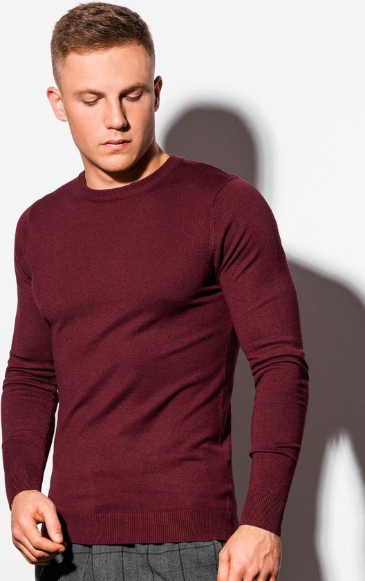 Ombre - heren sweater bordeaux-rood - E177 | bol.com