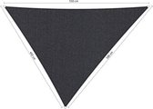 Shadow Comfort® Ongelijkzijdige Schaduwdoek - UV Bestendig - Zonnedoek - 450 x 500 x 550 CM - Carbon Black