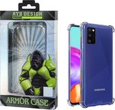 Anti Shock Back Cover TPU+PC Samsung A41 - Telefoonhoesje - Transparant