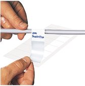 Kabeletiketten om zelf te beschrijven, wit, zelfklevende folie (sticker) 95,3 x 25,4 mm