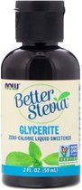 Better Stevia Liquid Sweetener Glycerite (60 ml) - Now Foods