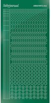 Hobbydots sticker - Mirror Green 10 stuks