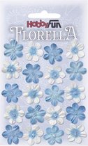 FLORELLA-Bloemen blauw, 2cm