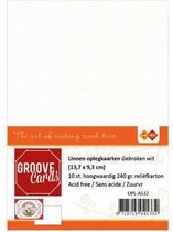 Oplegkaartjes Groove Cards A6 Gebroken Wit