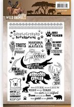 Clearstamp - Amy Design - Wild Animals - Tekst