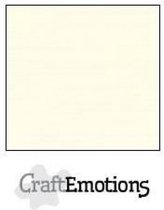 CraftEmotions linnenkarton | 10 vel | ivoor