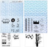 Mica Sheets Sparkling Winter van Yvonne Creations