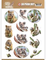 Koala Wild Animals Outback 3D-Push-Out Sheet by Amy Design