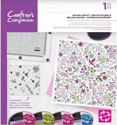 Crafter's Companion Background Rotation Clearstamps - Natural Beauty