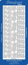 Starform Stickers Borders / Corners 19: Christmas (10 PC) - Silver - 8522.002 - 10X23CM