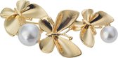 Juleeze Broche Dames 1*3cm Goudkleurig Metaal Vestspeld Kledingspeld Sierspeld