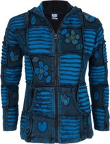 Dames Vest van Katoen zonder voering en vaste capuchon - SHAKALOHA - W Madzz Blue XL