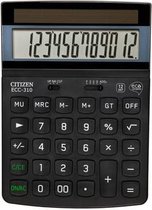 Citizen  ECC310 | Bureau Rekenmachine | RECYCLED materiaal  | 12 Cijfers | Zonne-energie