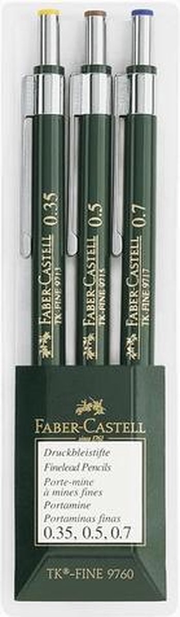 Portemine Faber Castell TK-Fine 9760 set de 3 pièces