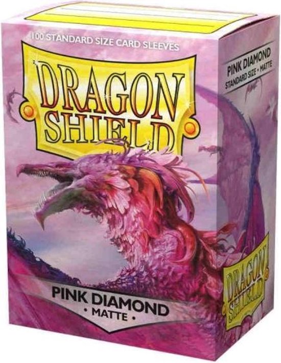 Afbeelding van het spel Dragonshield 100 Box Sleeves Matte Pink Diamond