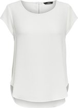 ONLY ONLVIC S/S SOLID TOP  WVN Dames T-Shirt - Maat 36