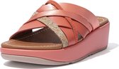 FitFlop™ Kessia Slides Coral Pink Mix - Maat 42