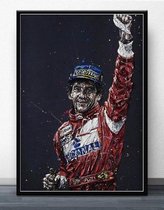 F1 Poster 6 - 20x25cm Canvas - Multi-color