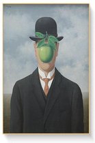 Rene Magritte Poster 8 - 40x60cm Canvas - Multi-color