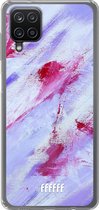 6F hoesje - geschikt voor Samsung Galaxy A12 - Transparant TPU Case - Abstract Pinks #ffffff