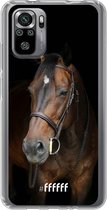 6F hoesje - geschikt voor Xiaomi Redmi Note 10S -  Transparant TPU Case - Horse #ffffff