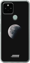 6F hoesje - geschikt voor Google Pixel 5 -  Transparant TPU Case - Moon Night #ffffff