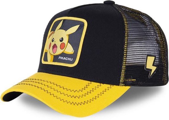 Pokémon Snapback Cap Angry Pikachu Black – Hobby Figures