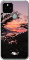 6F hoesje - geschikt voor Google Pixel 5 -  Transparant TPU Case - Pretty Sunset #ffffff